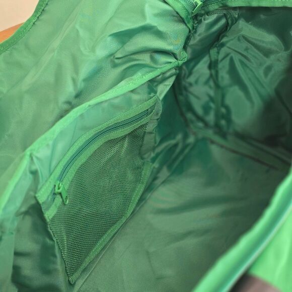 Nike Air Jordan Velocity Duffle Bag Money Gym Bag Travel Green Gold Oregon Ducks - Picture 12 of 14